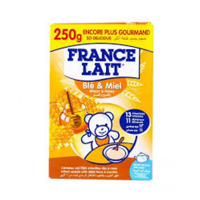 france lait - céréale lactée blé & miel - 250 g